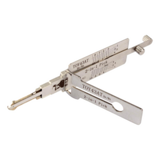 Original Lishi 2-In-1 Pick and Decoder TOY43AT Door/Trunk